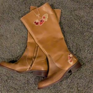 Lucky penny women’s 8 1/2 leather boots